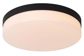Lámpara de techo de acrílico con 1 led integrado, negro