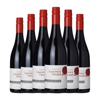 Domaine Du Pégau Vino Tinto Sélection Laurence Féraud Côtes 75 Cl 13.5% Vol. (pack De 6 Unidades)