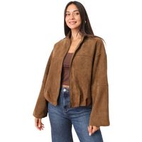 la modeuse cazadora de cuero 76246p180596 para mujer