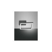 lampara de techo led moderna bard 22w antracita 3394-21-282 fabas luce