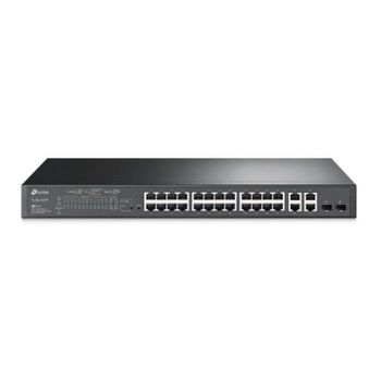 TP-Link JetStream TL-SL2428P Switch Gestionado L2 Fast Ethernet 10/100 PoE 1U Negro