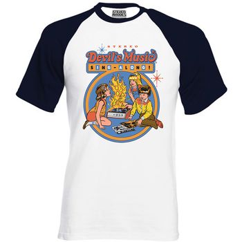 Steven Rhodes Camiseta manga larga Devil's Music Sing Along para hombre