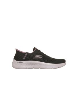 Zapatillas Skechers Go Walk Flex - Grand Entry Mujer Black Duraleather/