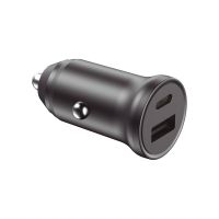 ksix cargador de coche 20w pd y quick charge 30 usb-ausb-c negro