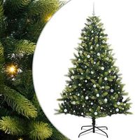 arbol de navidad  decoraciones de navidad artificial plegable 300 leds verde 240 cm