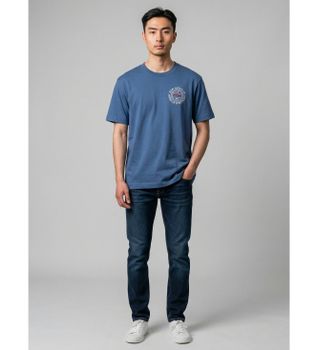 Gant para hombre. 2003402 Camiseta Graphic azul (M), Casual, Algodón, Manga corta