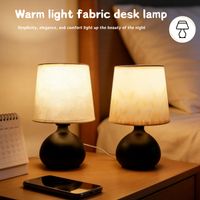 lampara de noche luz calida para mesa de noche regulacion infinita luz pequena para dormitorio sala de estar habitacion infantil decoracion para mesa de te