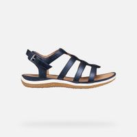geox sandal vega mujer azul vaquero oscuro