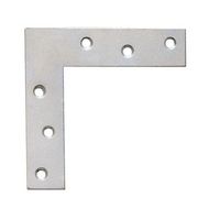 escuadra plana cincada 80x80 mm