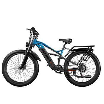 Bicicleta Eléctrica Puluma Pe86, Sensor De Par, Batería De 48 V Y 20 Ah, Negro Y Azul