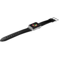 laut apple watch 38  40 mm oxford leather loop strap - noir small