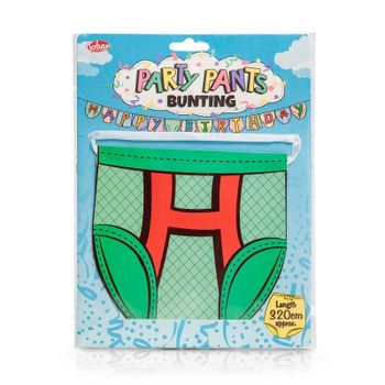 Birthday Party Pants Bunting
