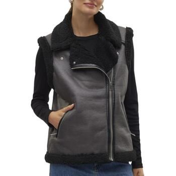 Vero Moda Cazadora de cuero Waistcoat para mujer