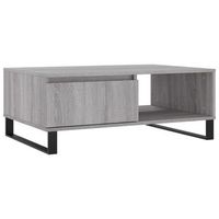 mesa de centromesa auxiliarmesa de cafe madera de ingenieria gris sonoma 90x60x35 cm