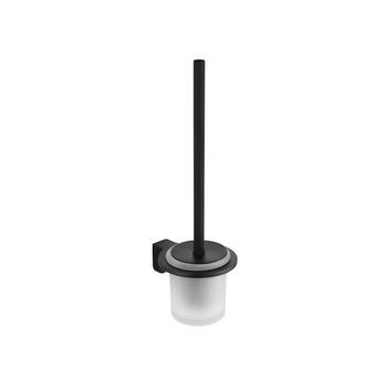 Escobillero Lavabo Coral Negro Mate