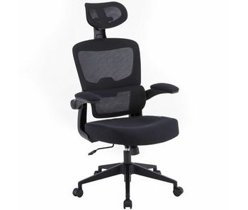 Silla gaming ergo waxter giratoria con ruedas abatible negro
