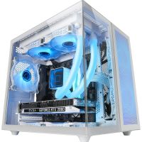 mars gaming mc-novam minitorre cristal templado usb-c blanca