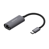 aisens conversor usb31 gen1 usb-c a ethernet gigabit 101001000 mbps gris 15cm