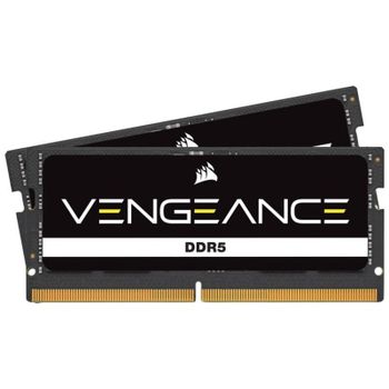 Memoria RAM Corsair Vengeance SODIMM 32GB 2x16GB DDR5 5600MHz CL48 Negra
