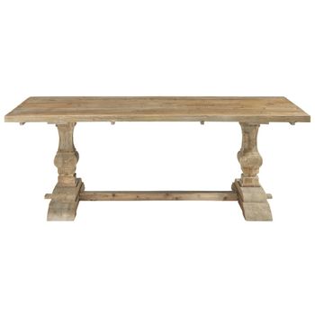 Mesa de comedor de abeto reciclado de 220 cm