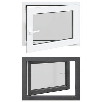 Ventana De Sótano Oscilante Y Abatible Risor 60 X 100 Cm Vidaxl