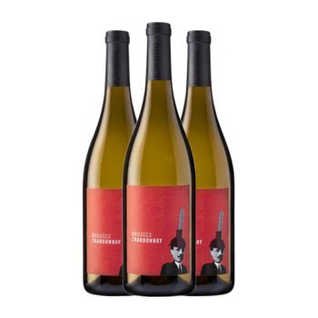 3 Badge Vino Blanco Plungerhead Napa Crianza 75 Cl 13.5% Vol. (pack De 3 Unidades)