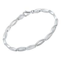 pulsera moderna plata 925 brillo mate