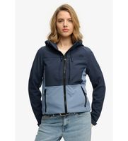superdry para mujer w5012070a chaqueta colourblock trekker marino xxs azul casual poliester reciclado
