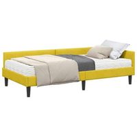 cama individual  cama para adulto  estructura de cama esquina con colchon otro 2 pcs amarillo