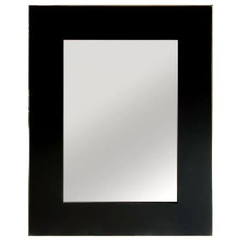 Espejo Rectangular Marco Negro