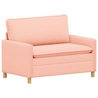 sofa rosa 126 x 81 x 875 cm tela vidaxl