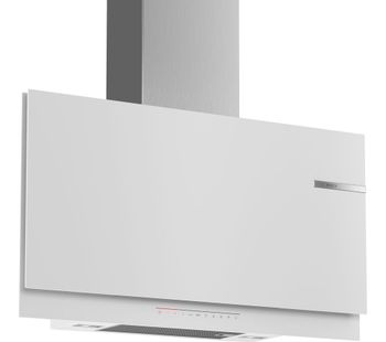 BOSCH DWF97KR20B Chimney Smart Cooker Hood - White, White