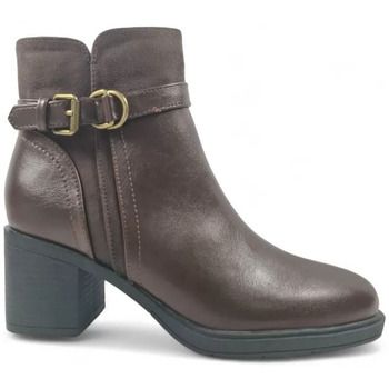 Timbos Botines Outlet Botin tacon de mujer marron 132075 para mujer