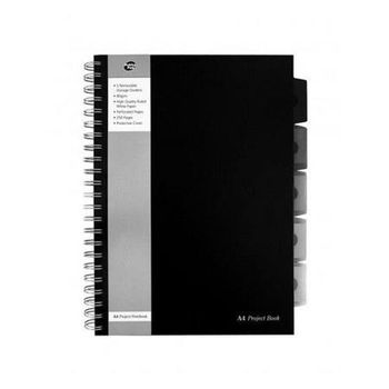 Pukka Pad A4 Project Polyprop Ruled 250 Page Silver PK3