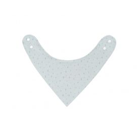 Babero de muselina Dots Azul