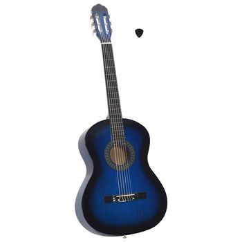 Guitarra Cl¨¢sica Para Principiantes Madera De Tilo Azul 4/4 39