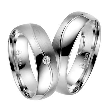 Alianzas oro blanco 6mm