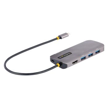 StarTech Docking Station USB-C a HDMI 4K/3x USB 3.2/Gigabit Ethernet/USB-C PD