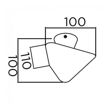 Aplique led tomas (8w)