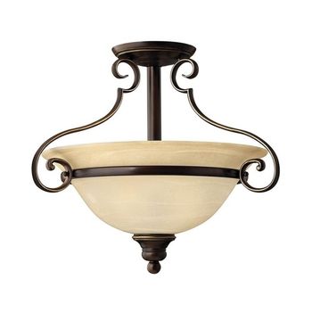 Semiplafón de techo cello (2 luces)