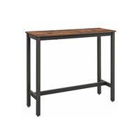 mesa de bar marron vintage-negro  120 x 40 x100 cm