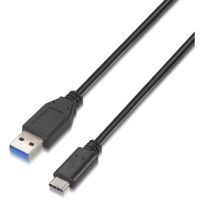 nanocable cable usb 31 tipo c a usb tipo a machomacho 1m negro