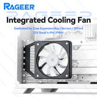 ventilador de chasis rageer de 120 mm ventilador de refrigeracion para ranura pcie para chasis de servidor control de temperatura pwm funcionamiento silencioso 12 v pequeno 4 pines