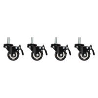 rueda giratoria lanberg ak-1601-b negro pack de 4 unidades
