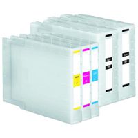 compatible multipack epson workforce pro wf-6090dw printer ink cartridges 5 pack -c13t908140