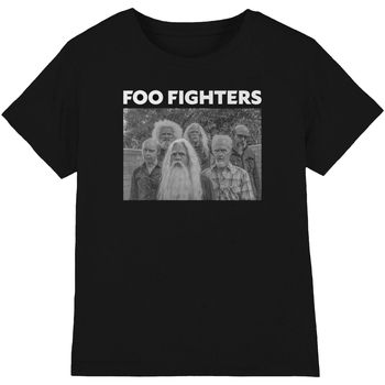 Foo Fighters Camiseta manga larga Old Band Photo para mujer