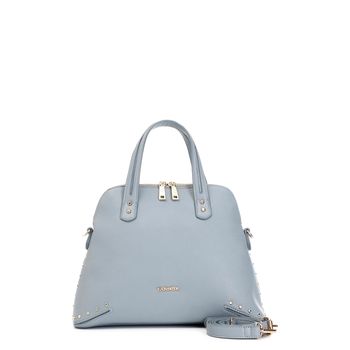 bolso de mano con aplicaciones de remaches sky