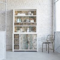libreria de pino macizo reciclado