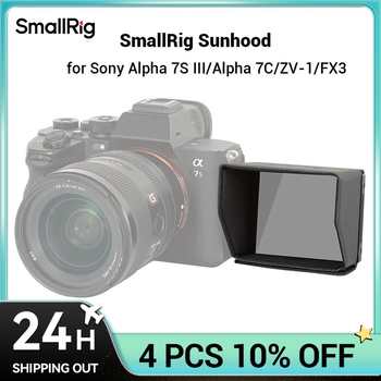 Parasol SmallRig para cámara Sony Alpha 7S III/A 7C II/A 7C/A/ZV-1/ZV-E10/FX3, accesorio de nailon fácil de llevar y quitar, 3206