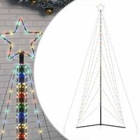 arbol de navidad led 861 leds de colores 478 cm vidaxl